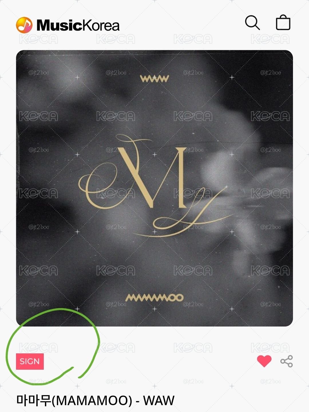 【MusicKorea 簽專】MAMAMOO 簽專 WAW Solar Wheein Hwasa Moonbyul