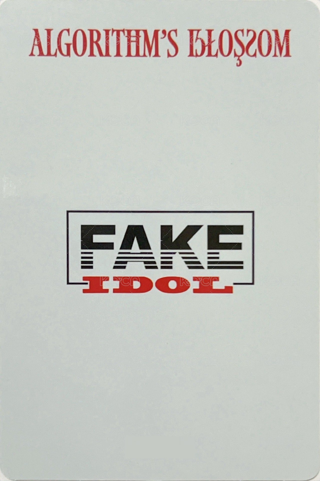 迷二 專輯卡 blossom ver. A 背面