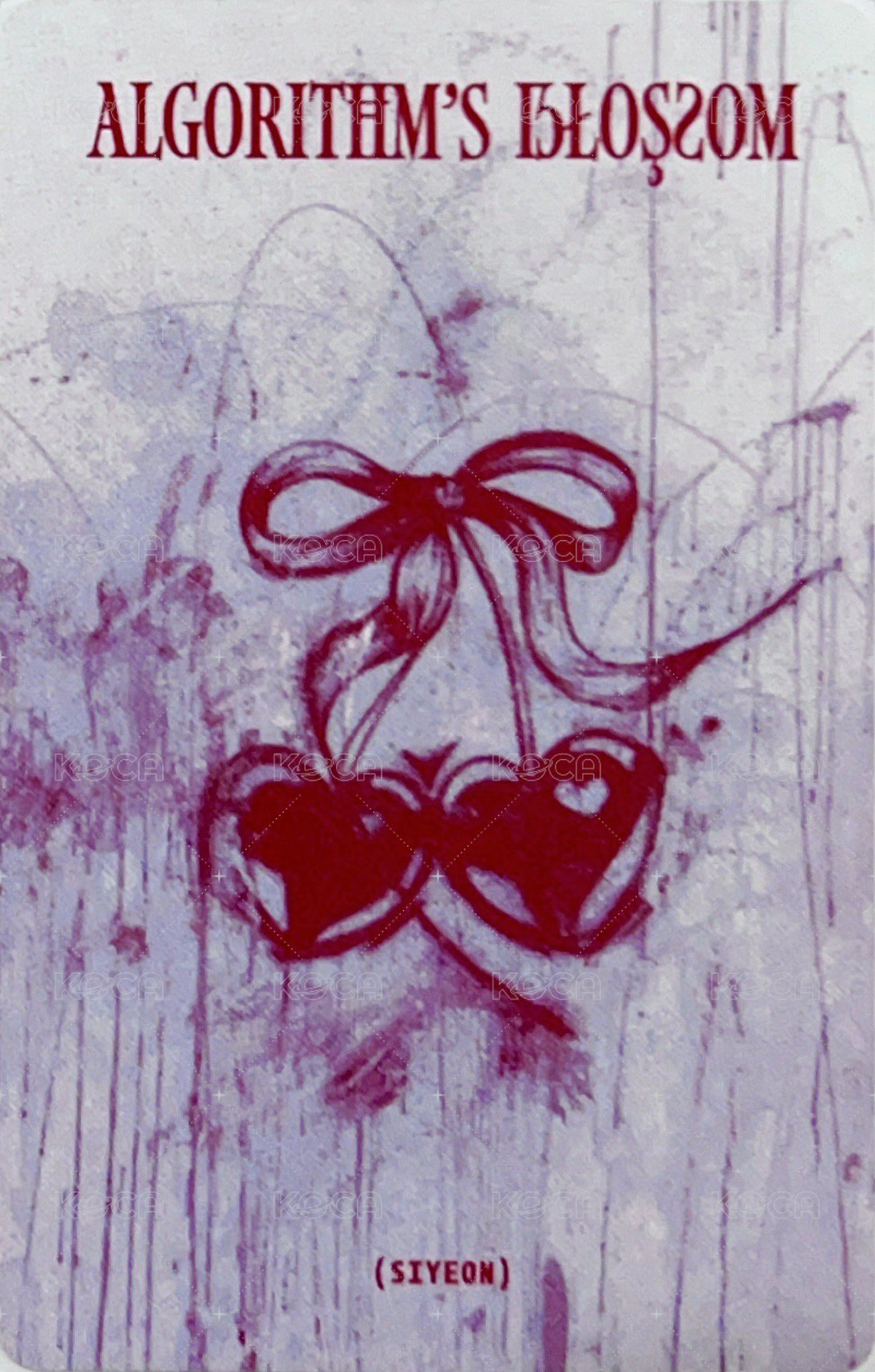 迷二 專輯卡 blossom ver. B 背面