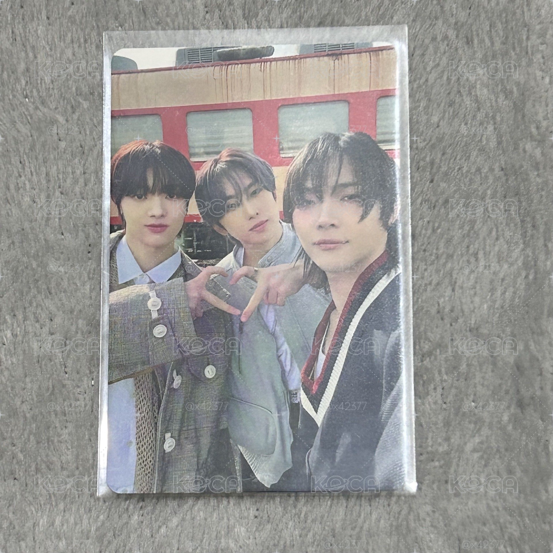 五月雨 專輯卡 三人小卡 EJ&Fuma&Nico