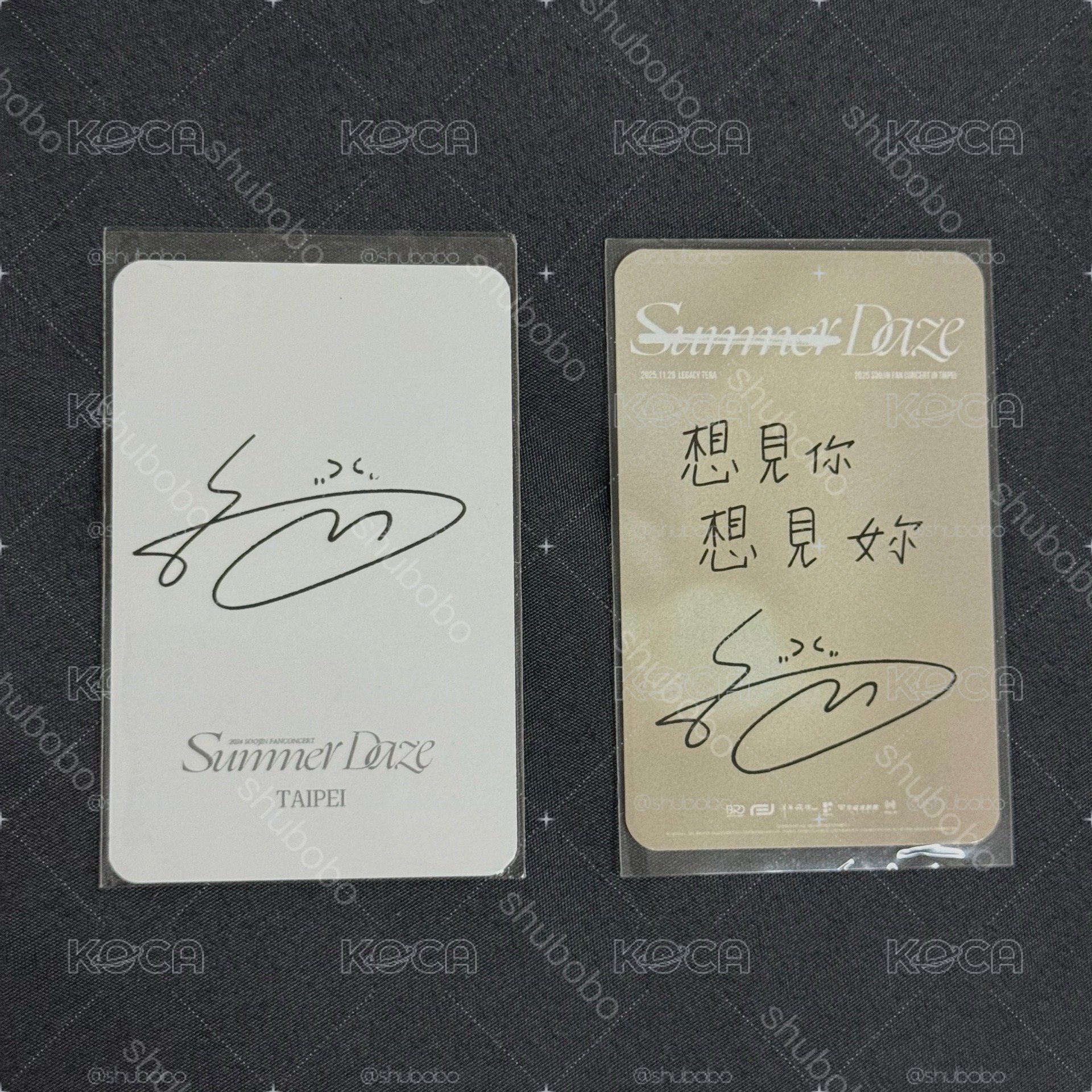 穗珍 24、25 台北場 入場卡 Soojin 
