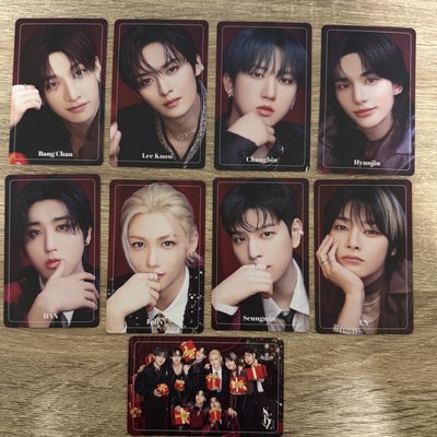 Stray kids 日本 Xmas popup 聖誕 快閃店 小卡 雙面卡