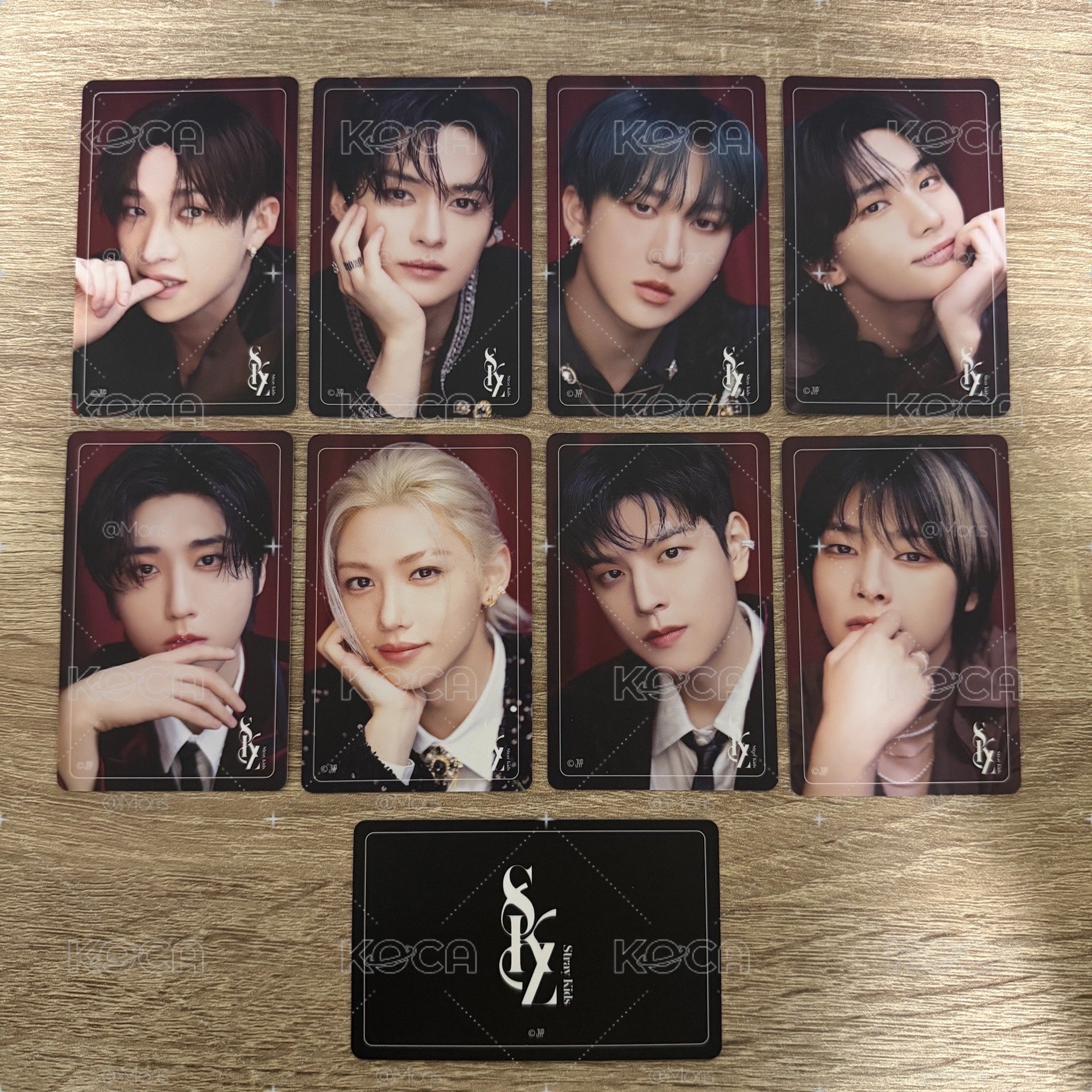 Stray kids 日本 Xmas popup 聖誕 快閃店 小卡 雙面卡