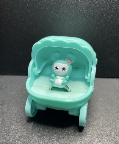 萬代扭蛋 擺件 嬰兒車 mina