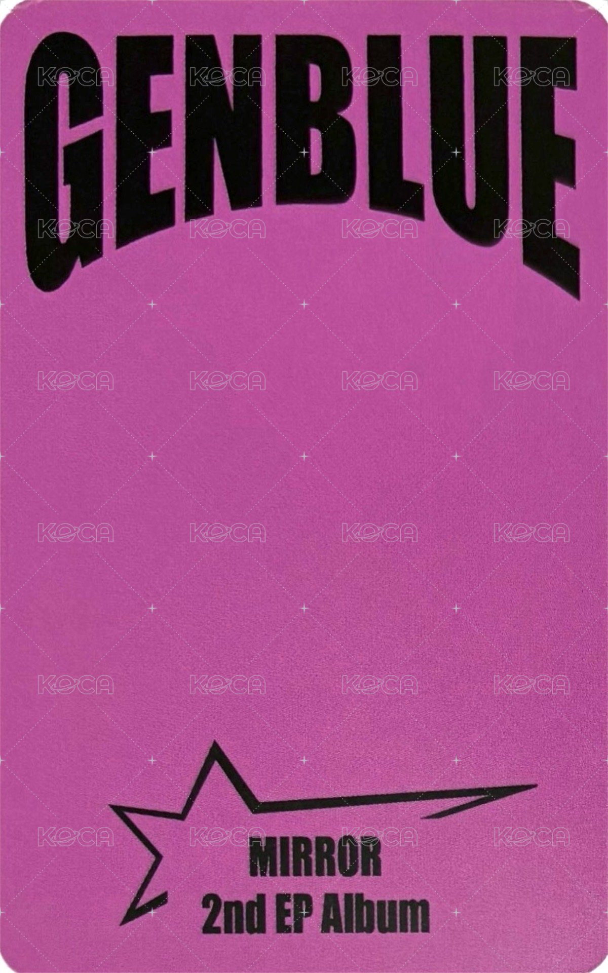 MIRROR 專輯卡 EVER ver. 背面