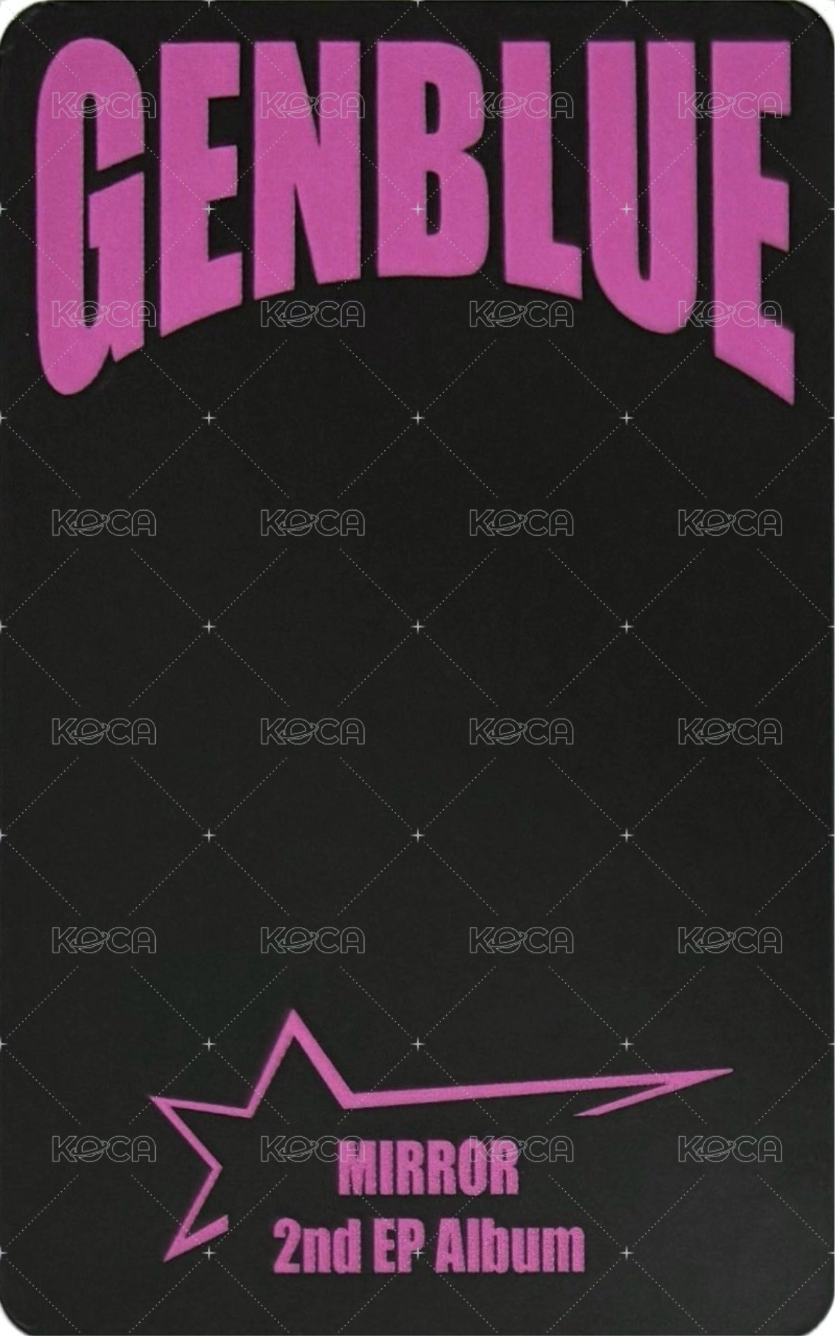 MIRROR 專輯卡 EVER ver. 背面