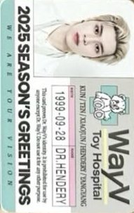 2025年曆 年曆卡 身分證