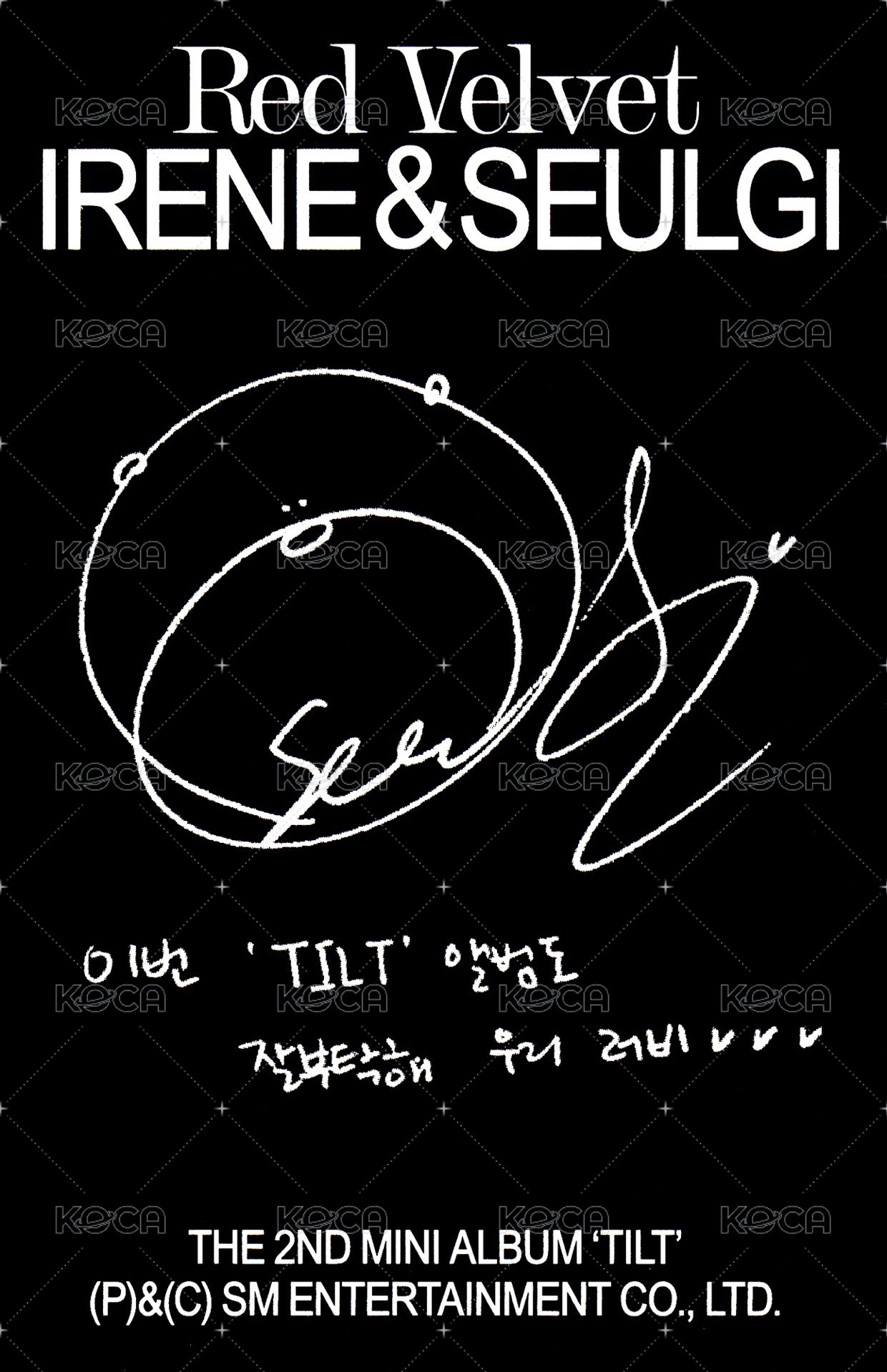 TILT 專輯卡 QR版 背面