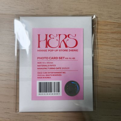 米妮solo快閃店小卡組(內含8張卡)