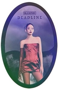 DEADLINE 專輯卡 黑版貼紙