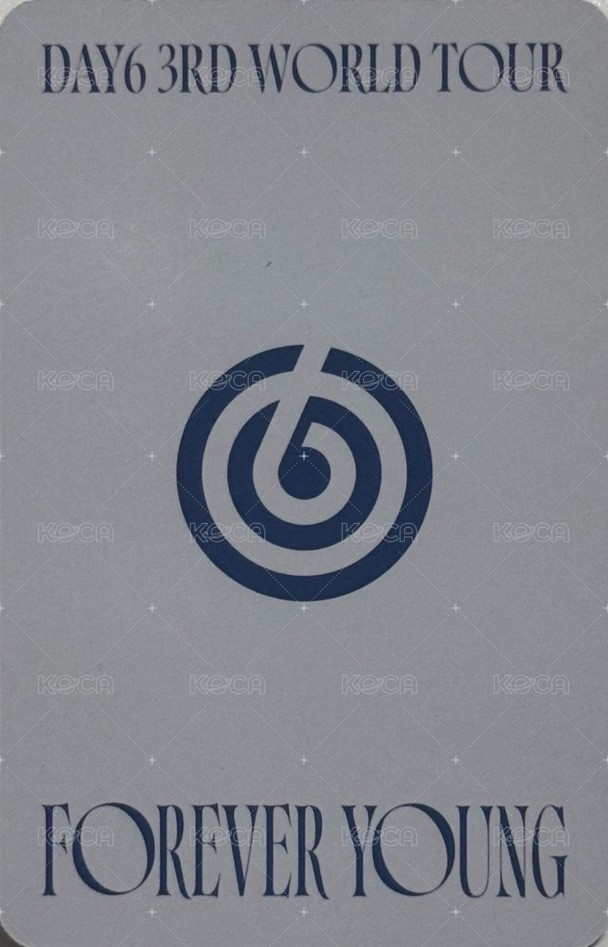 3rd世巡 光州Day2 入場卡 / 場限卡  背面