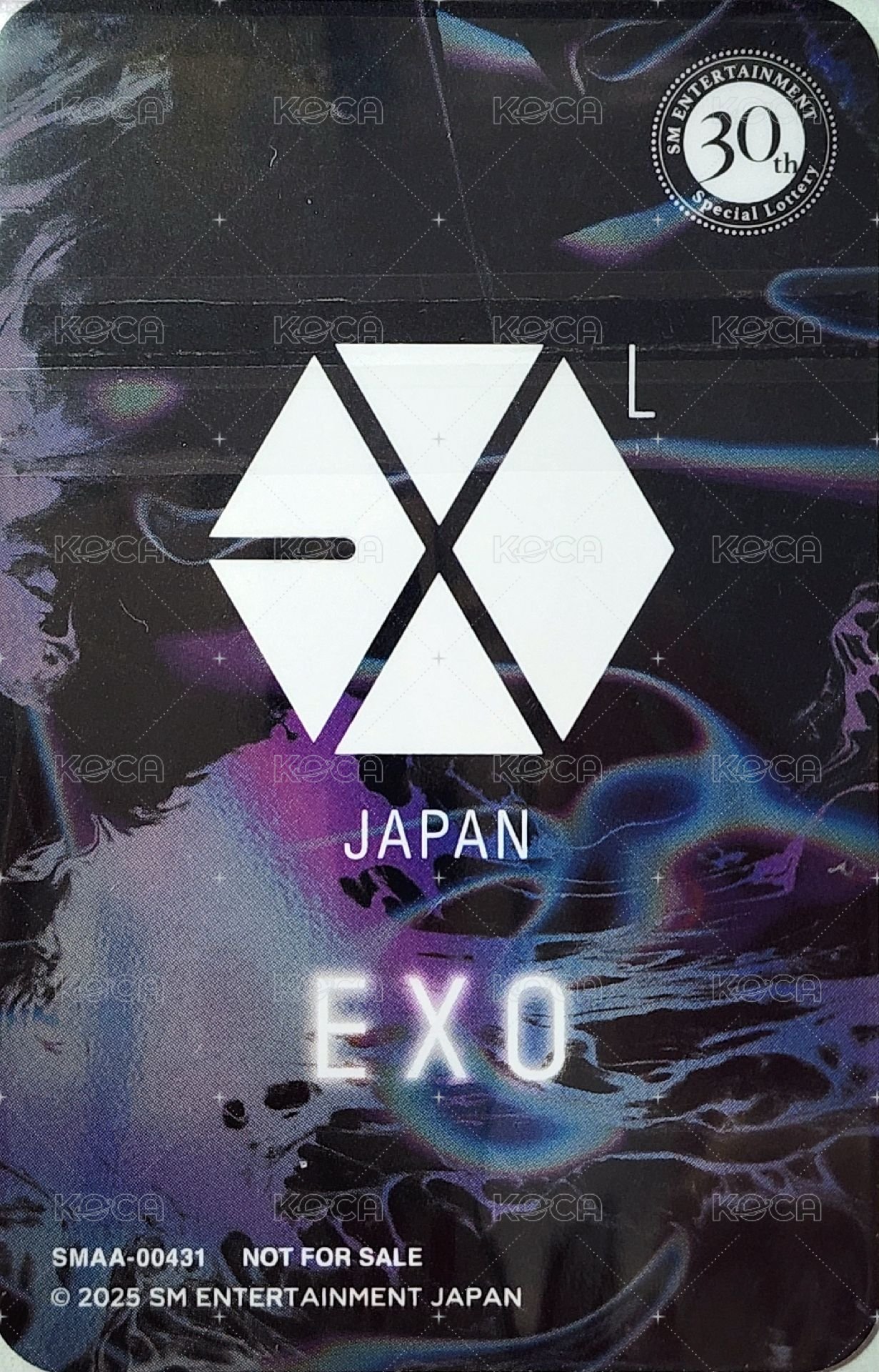 SMT LIVE 2025 2.0 抽選卡  背面