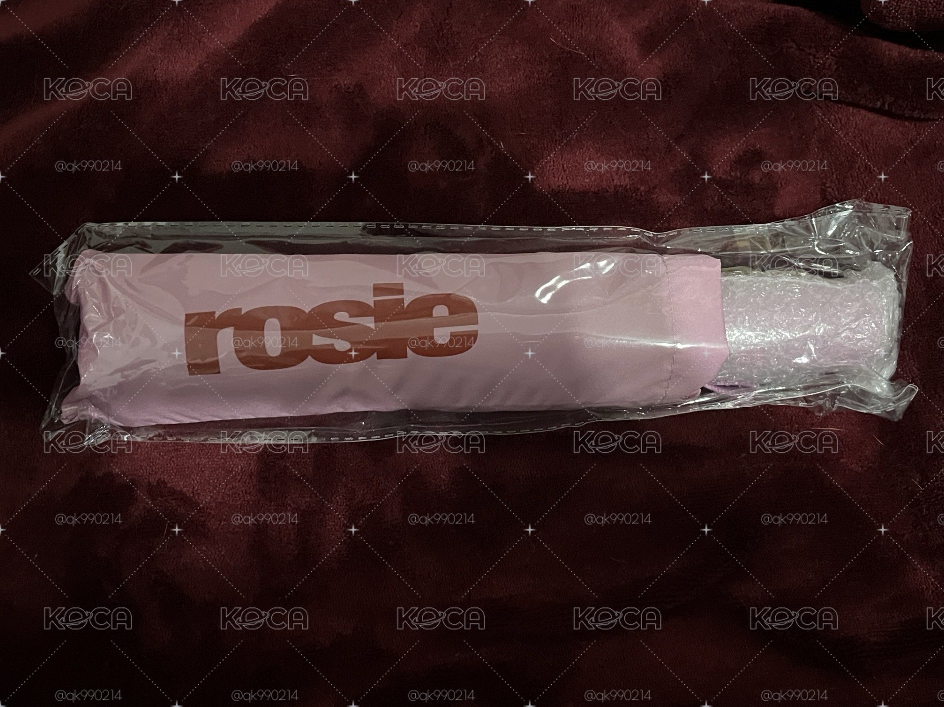 Rose 快閃週邊 rosie粉色雨傘 /APT黑色雨傘（自動傘）