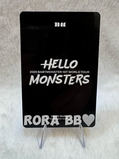 🩵BABYMONSTER AHYEON 首爾場週滿額卡