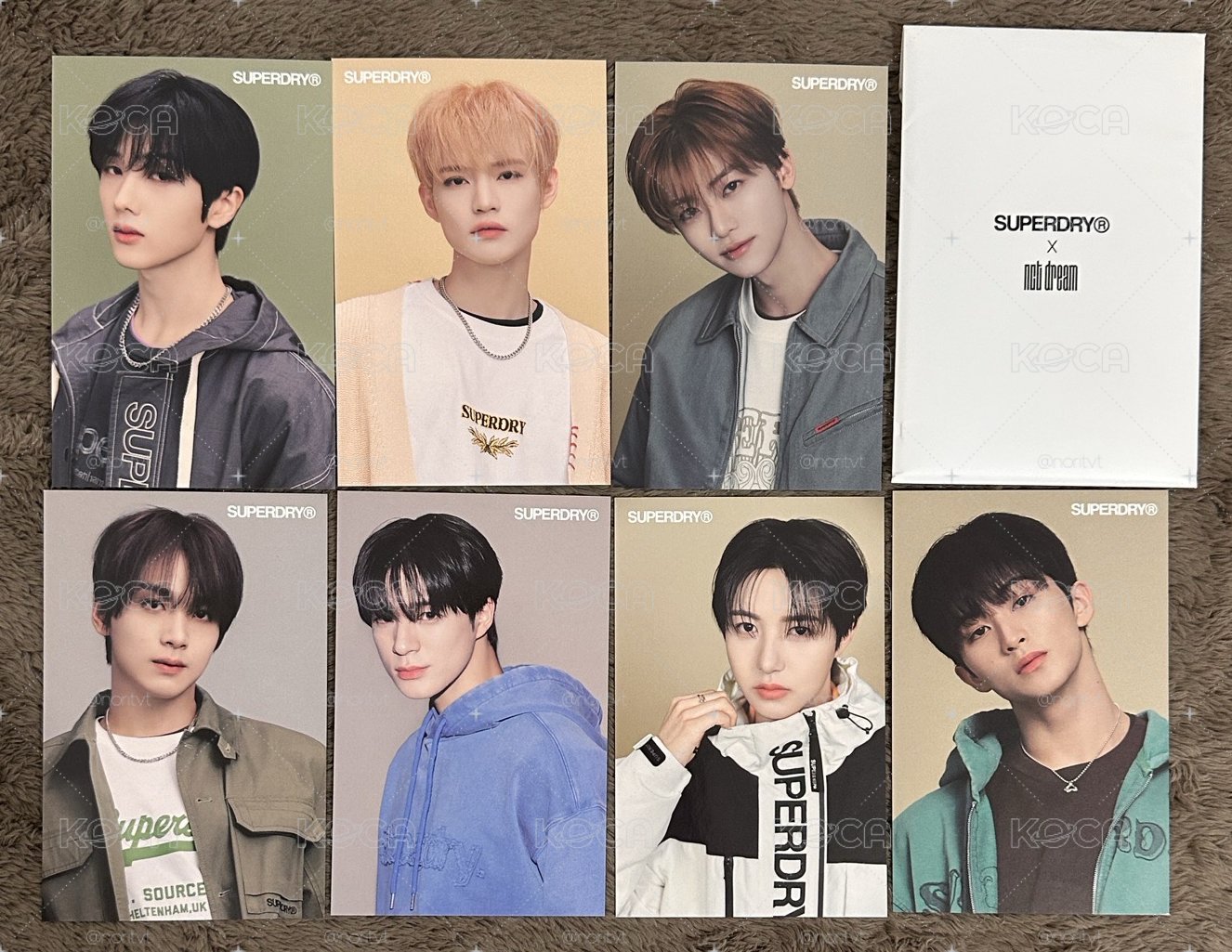 NCT DREAM superdry代言明信片