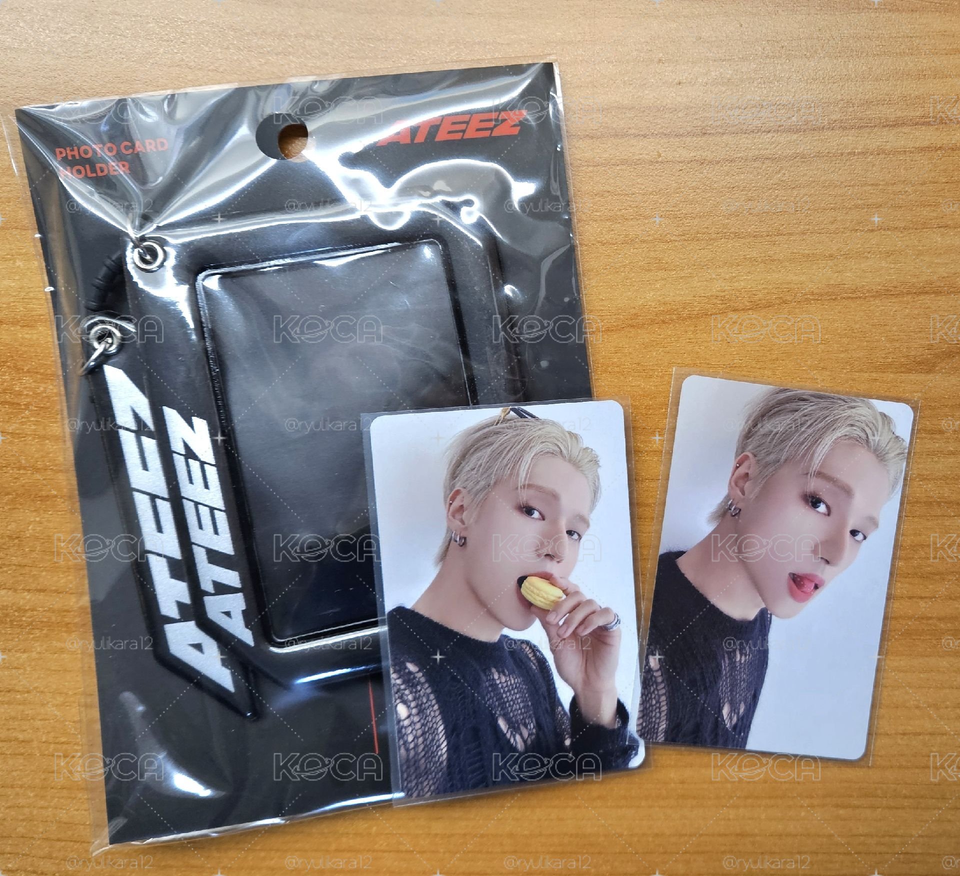 ATEEZ Lemon Drop快閃 友榮卡套+馬卡龍小卡