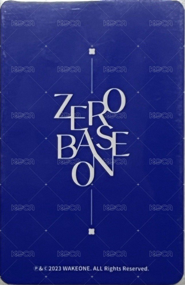 大邱快閃 藍資料夾 周邊卡  背面