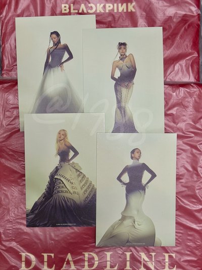 BLACKPINK 首爾試聽會限定明信片