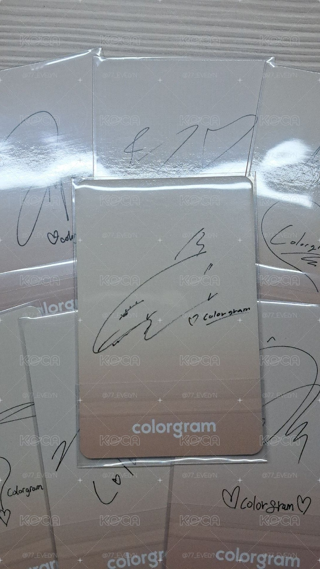 COLORGRAM 代言卡 1.0～