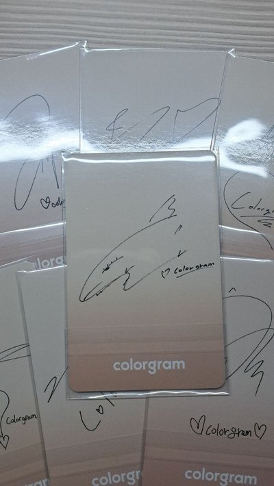 COLORGRAM 代言卡 1.0～