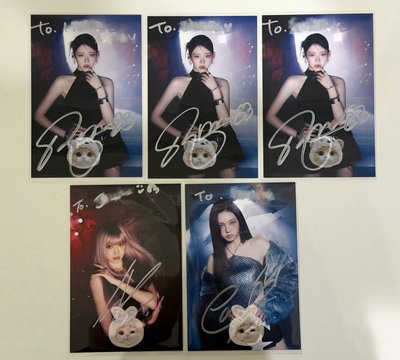 ［WE GO UP] 日本簽售 親簽明信片