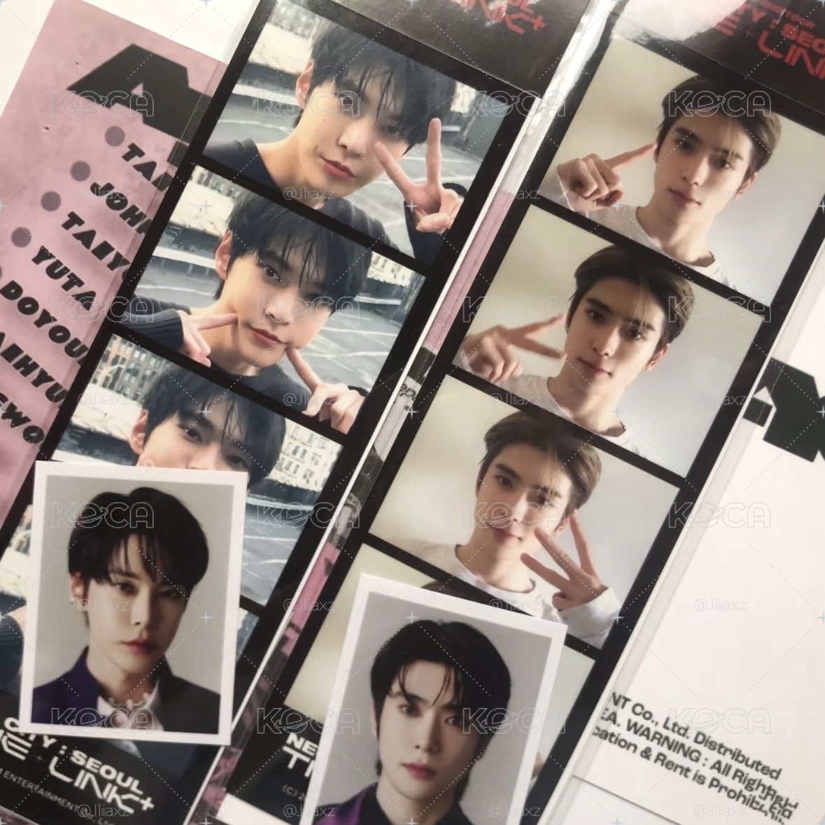 NCT127 二巡 THE LINK 人生四格卡 人生四格 鄭在玹組