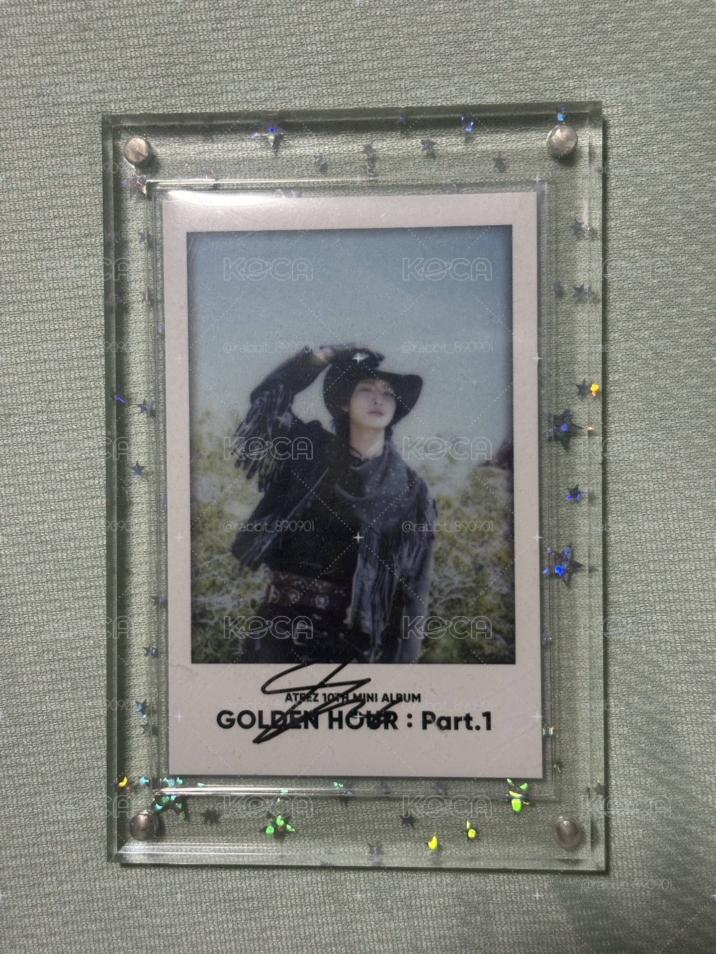ATEEZ朴星化🐰「印簽滿額卡」