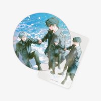 小說完結紀念周邊 流沙杯墊+透卡