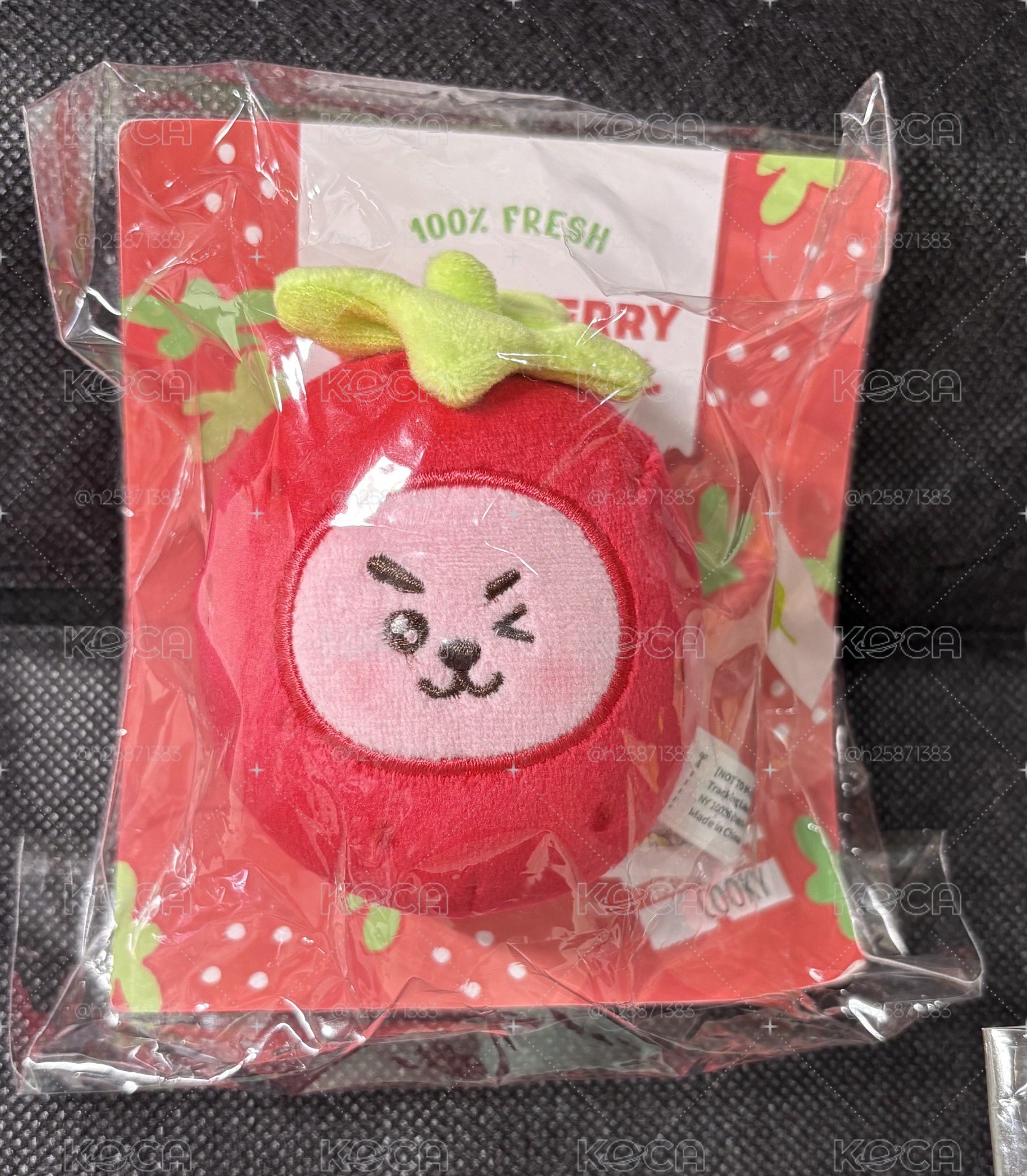 現貨～BT21草莓壓力球 Cooky