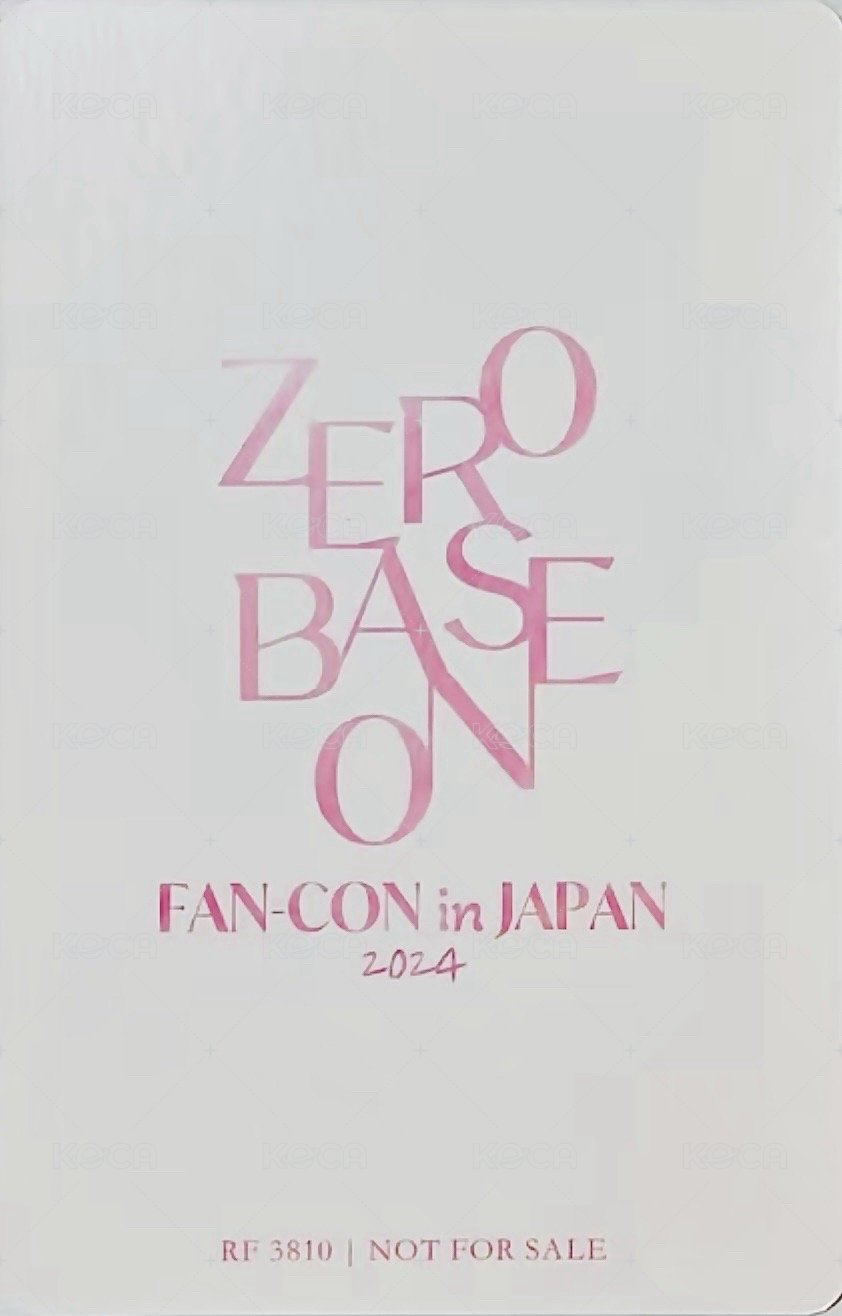 24'JP FC 通常盤 官拍 演唱會 DVD / CD 卡  背面