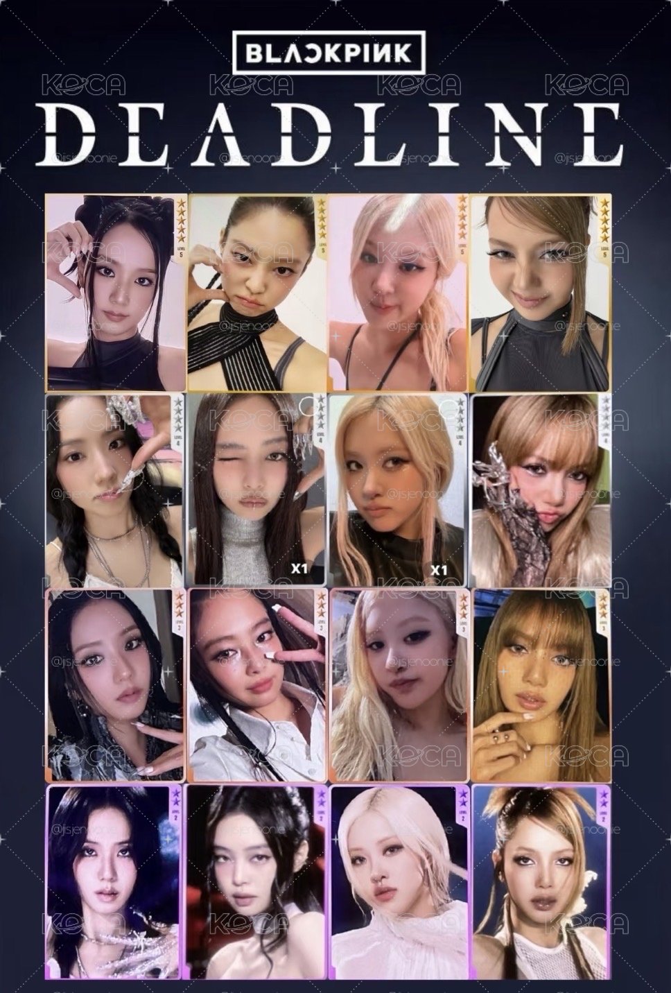 《預售》BLACKPINK 星光卡