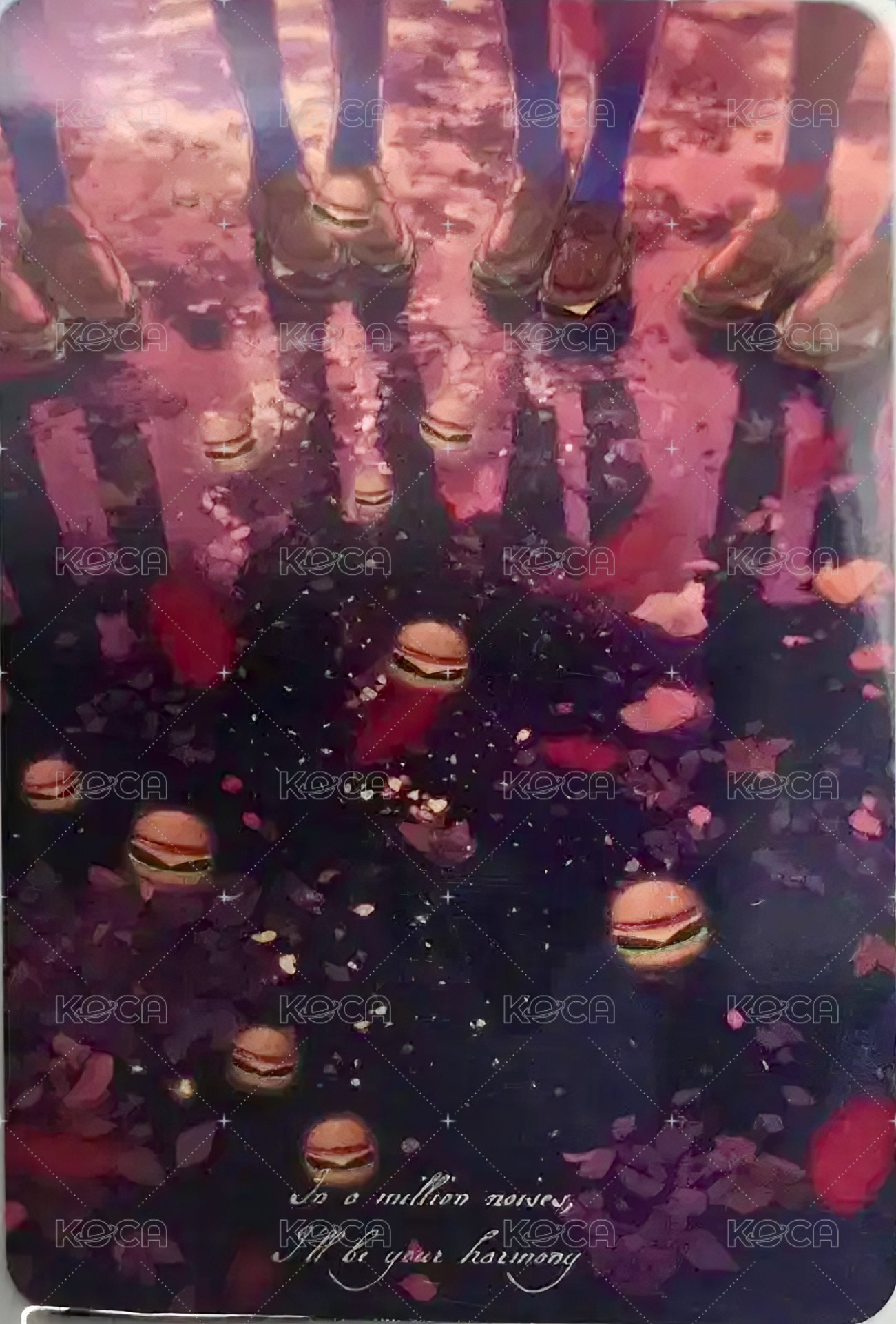 迷三 Be Happy 打歌卡  背面