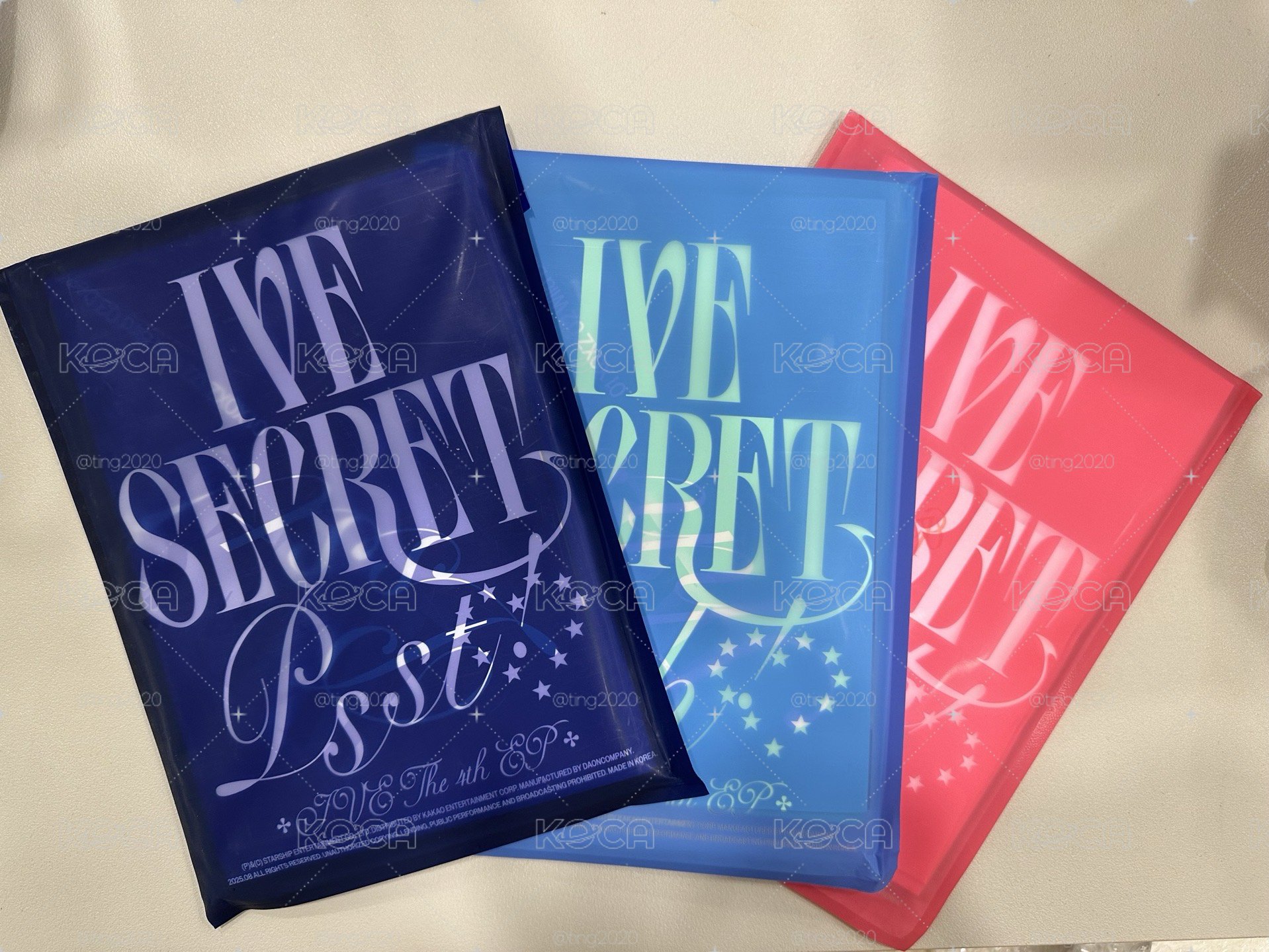 IVE SECRET 專輯 *3空專