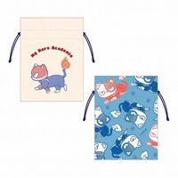 巾着 小束口袋 焦凍貓