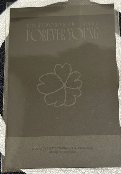 Forever Young 安可場線下滿額（手繪卡背）度云