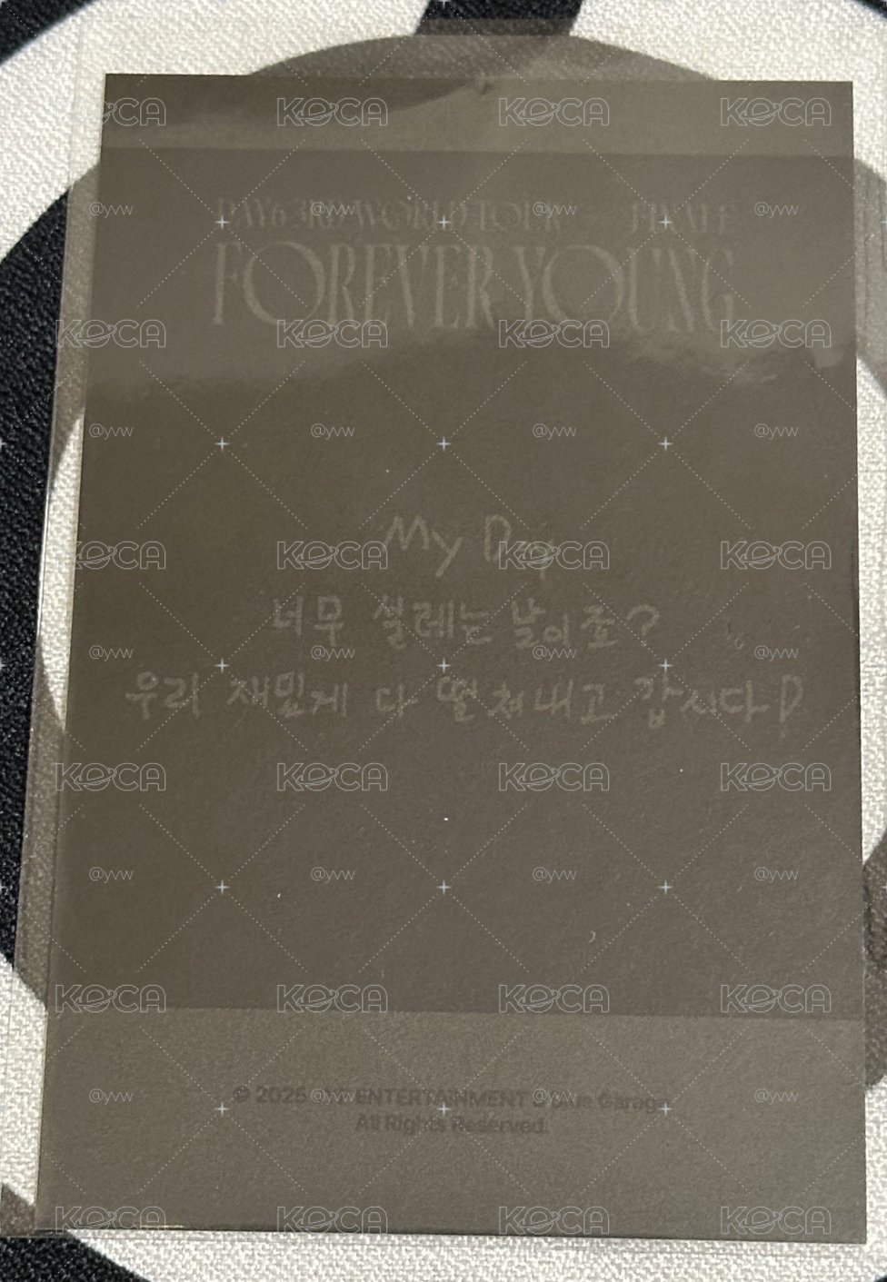 Forever Young 安可場線下滿額（手繪卡背）度云