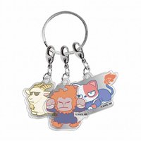 三連式壓克力吊飾