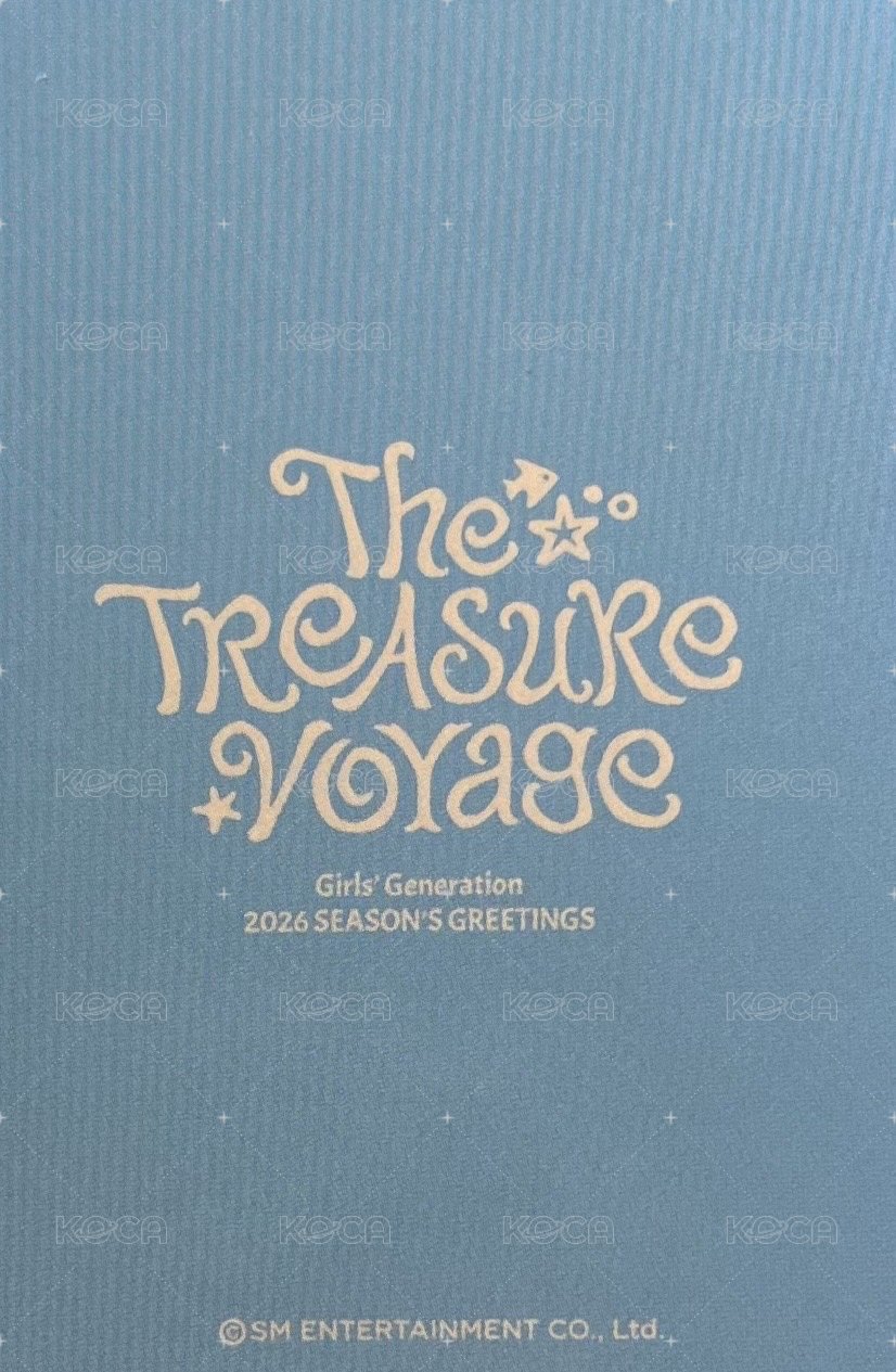 2026年曆 yes24 特典卡  背面