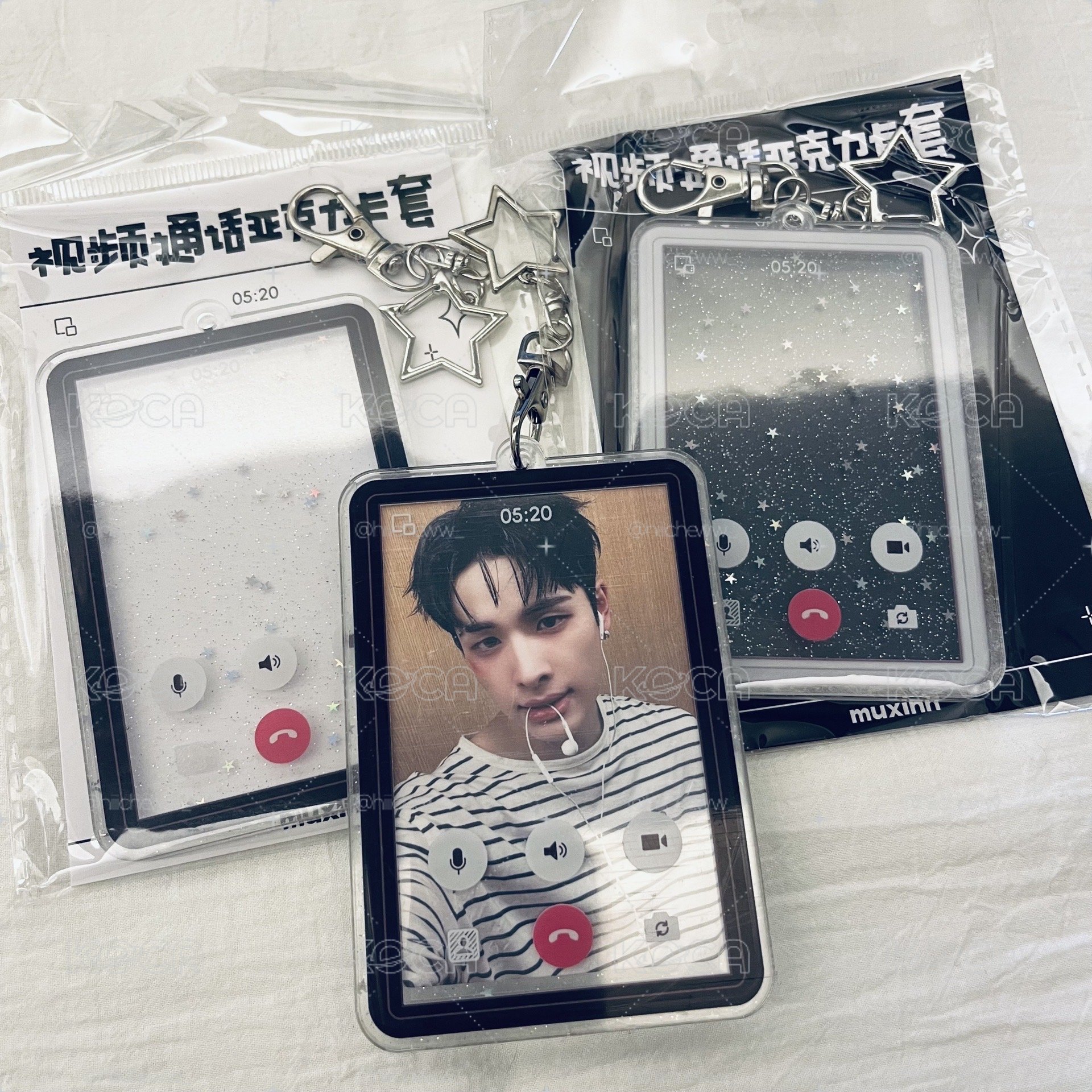 視訊感壓克力卡套 全新