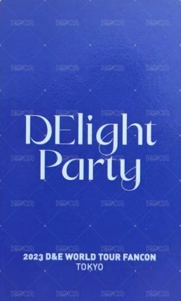 DElight Party 東京 隨機卡  背面