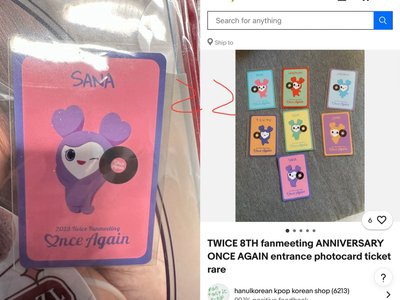 TWICE ONCE AGAIN FANMEETING 杯墊