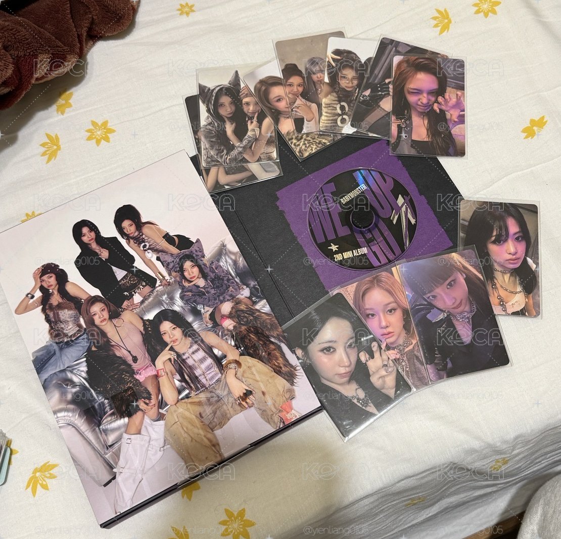 babymonster we go up photocard ver.