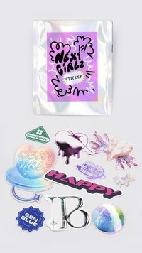 鐳射炫彩貼紙包