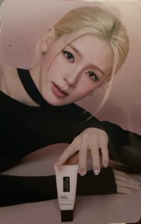 植村秀代言 代言卡 超快充亮顏乳小卡