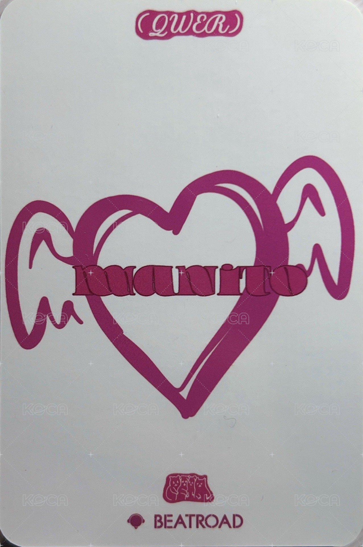 迷一 br 3.0 中簽 抽選卡 內心可愛 ver. 背面