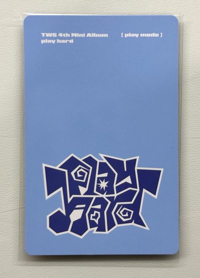 Play Hard 專輯卡 play mode 炅潣