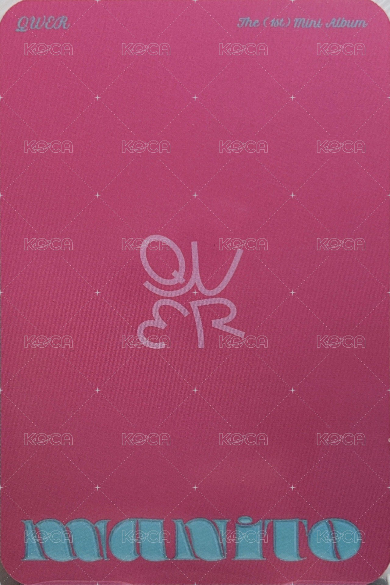 迷一 Kpopstore 線下 3.0 簽售卡 海軍 ver. 背面