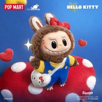 THE MONSTERS × 三麗鷗家族系列 - 搪膠毛絨掛件盲盒 吊飾 凱蒂貓（隱藏款）