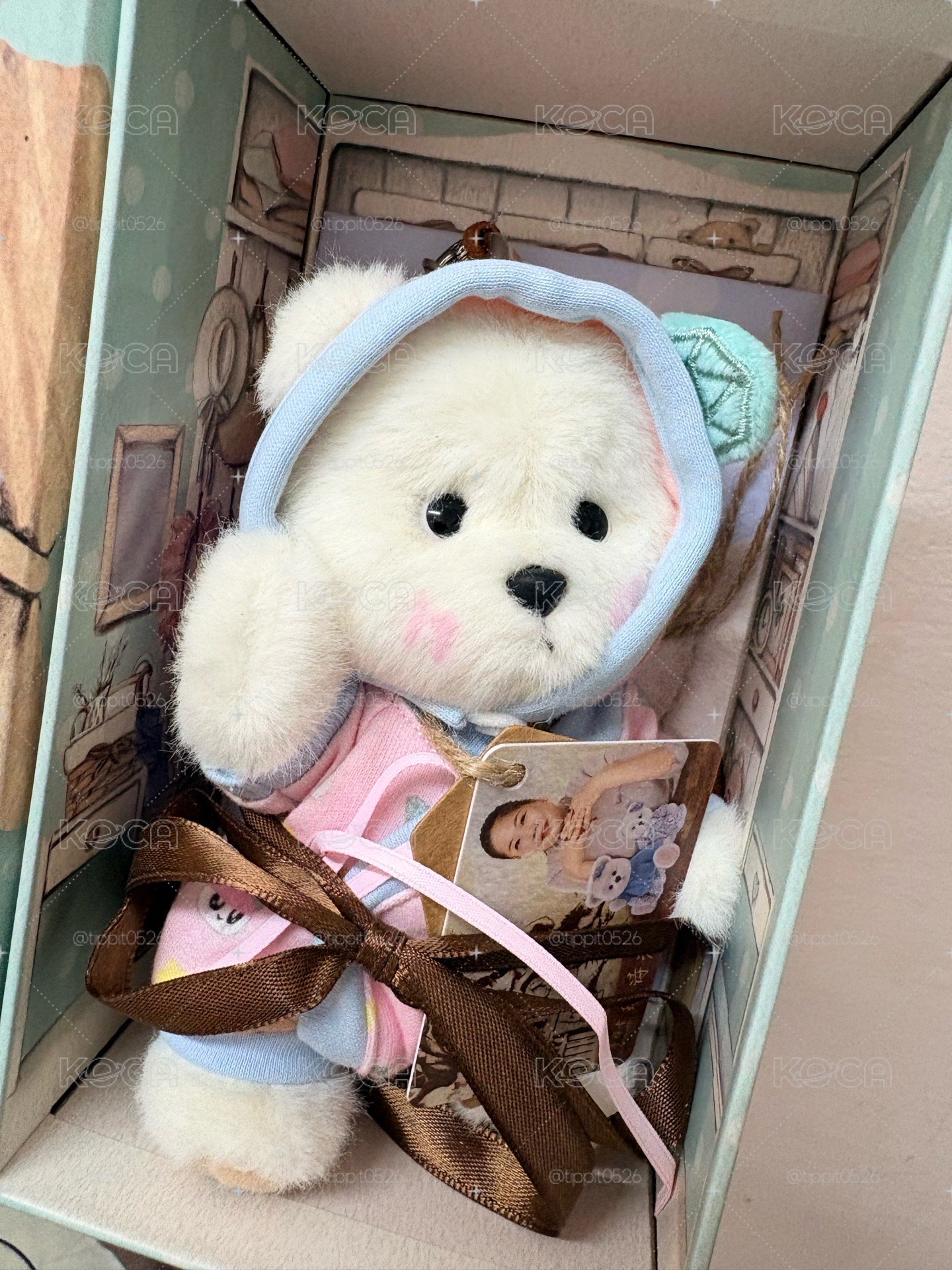 TeddyTales莉娜熊聯名SVT蹦蹦吊飾