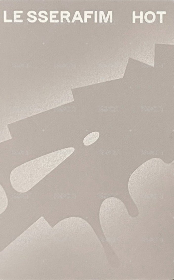 HOT 美網限定 專輯卡 團卡 背面